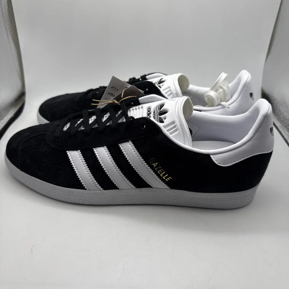 ADIDAS Originals Classic Gazelle Core Black Cloud White Gold‎ BB5476 Men 10 NWB